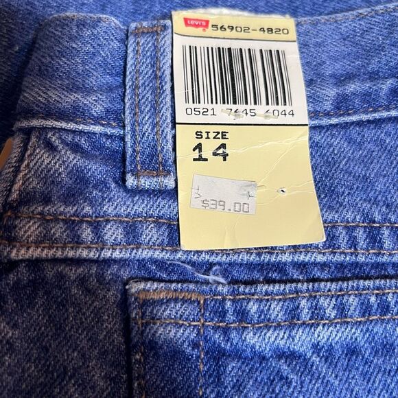 Levi’s Native Blue Vintage 1990 Deadstock NWT Denim Jeans Size 14 (equivalent to - Picture 7 of 13